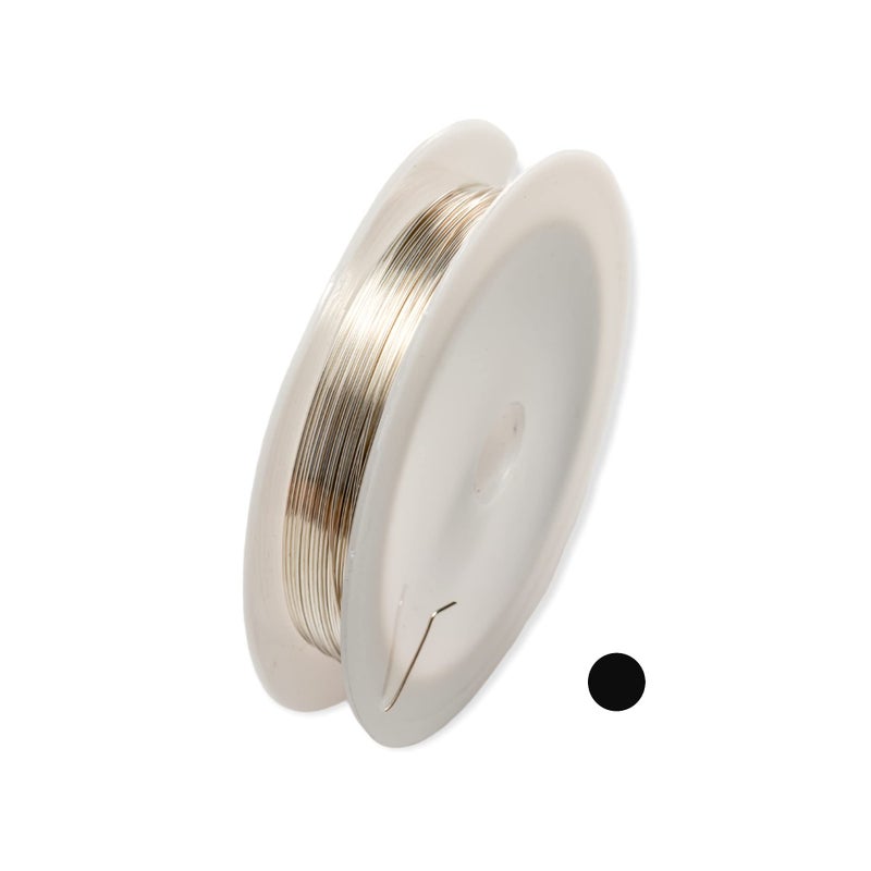 Craft Wire 26 Gauge, 925 Sterling Silver Wire (Round) Dead Soft Made in USA - 25FT by CRAFT WIRE - Image 1